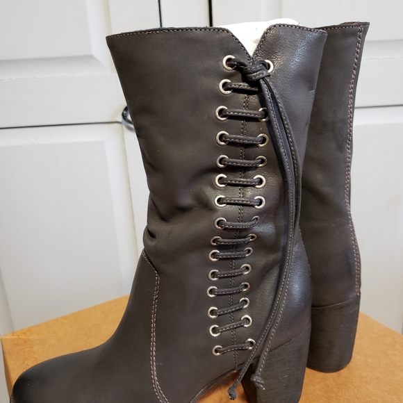 Bernardo Effie Corset Laced Booties 6 - Picture 4 of 9